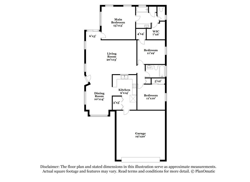 1,975/Mo, 15550 N Ulrich Way Surprise, AZ 85374 Floor Plan View