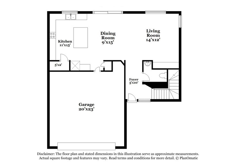 2,000/Mo, 40598 N Domiano St San Tan Valley, AZ 85140 Floor Plan View 2