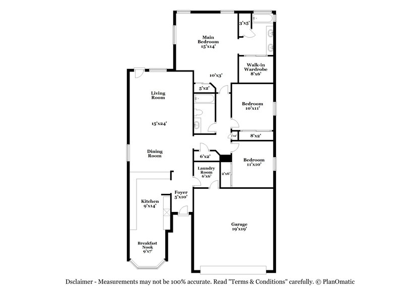 2,360/Mo, 6726 E Minton St Mesa, AZ 85215 Floor Plan View