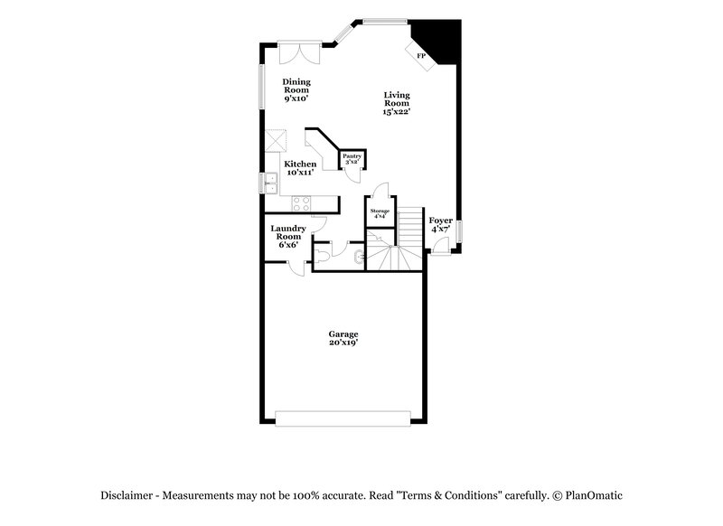 2,440/Mo, 3142 E Kristal Way Phoenix, AZ 85050 Floor Plan View
