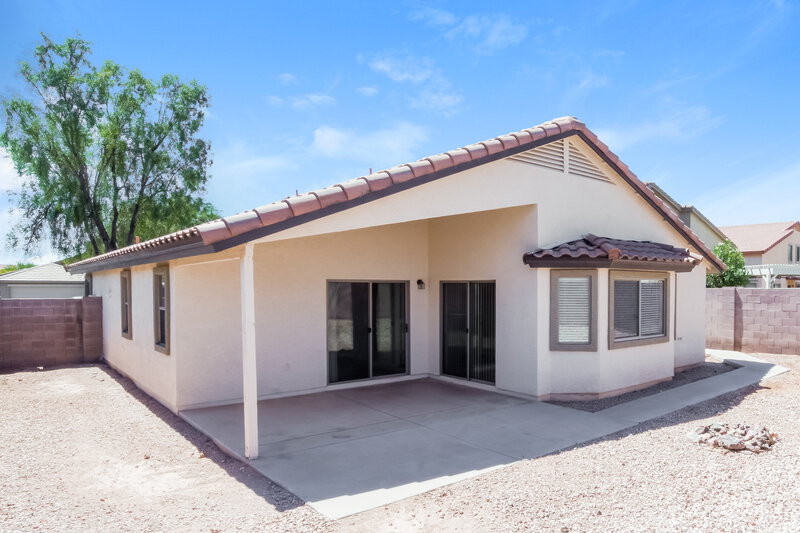 1,665/Mo, 25670 W St. Kateri Ct Buckeye, AZ 85326 Rear View