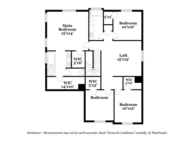 2,695/Mo, 3338 W Chambers St Phoenix, AZ 85041 Floor Plan View 2