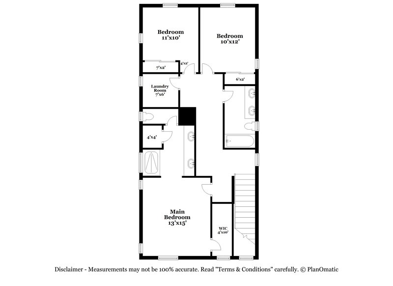 2,000/Mo, 3815 S 58th Ln Phoenix, AZ 85043 Floor Plan View 2