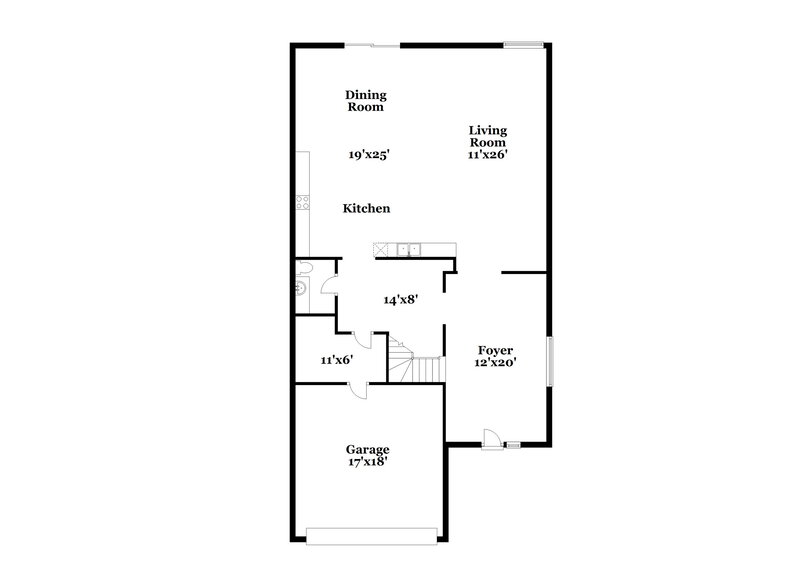 1,990/Mo, 13014 W Avalon Dr Avondale, AZ 85392 Floor Plan View