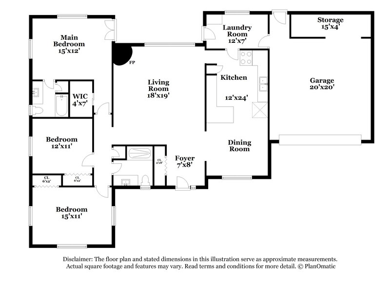 3,425/Mo, 17403 E San Marcus Dr Fountain Hills, AZ 85268 Floor Plan View