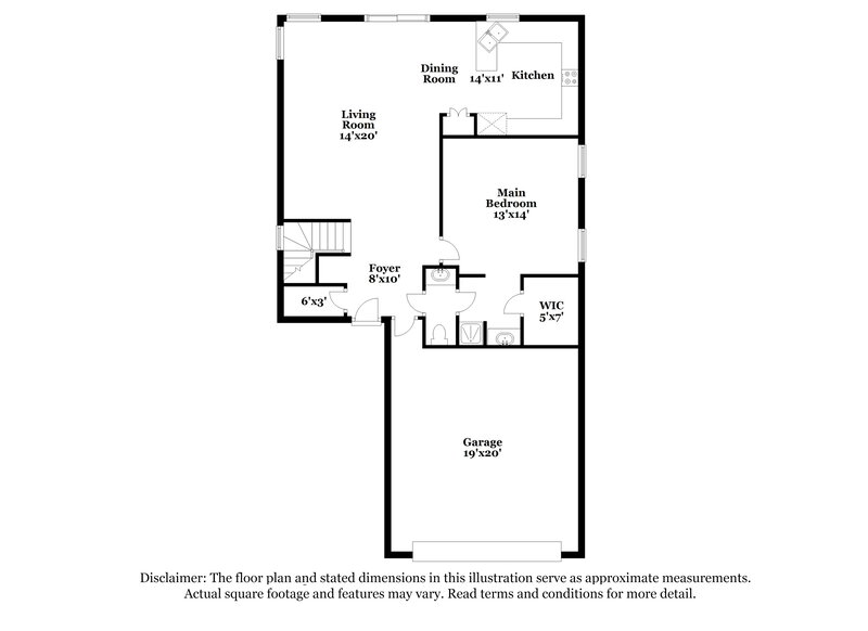 1,710/Mo, 1519 E Stirrup Ln San Tan Valley, AZ 85143 Floor Plan View