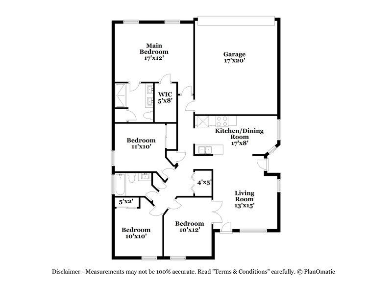 1,990/Mo, 12508 W Windsor BLVD Litchfield Park, AZ 85340 Floor Plan View