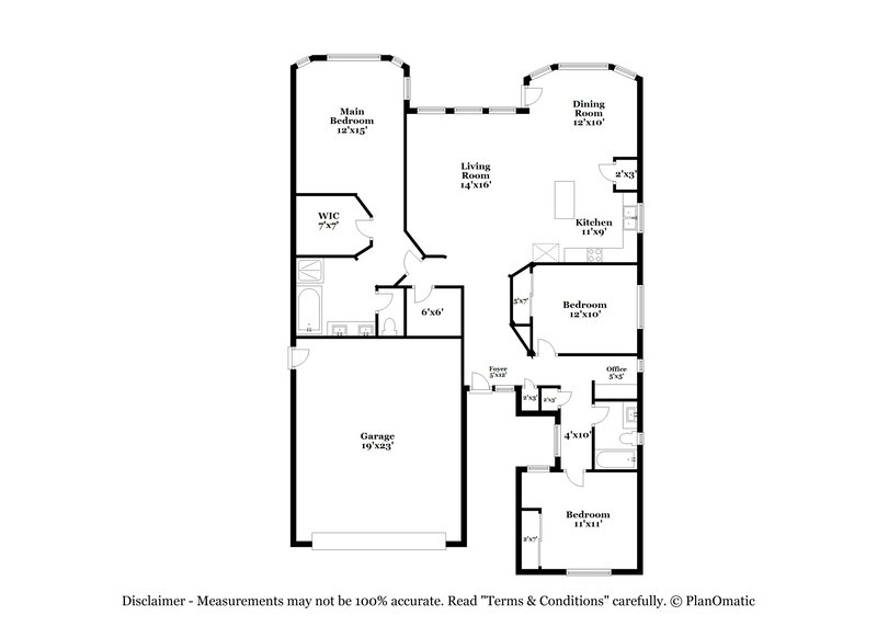 2,335/Mo, 24616 N 65th Ave Glendale, AZ 85310 Floor Plan View