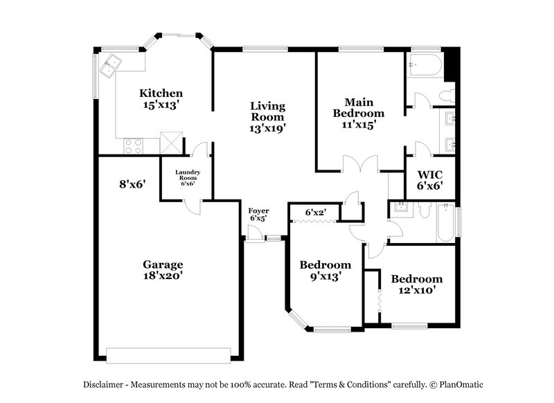 2,205/Mo, 208 W Oraibi Dr Phoenix, AZ 85027 Floor Plan View