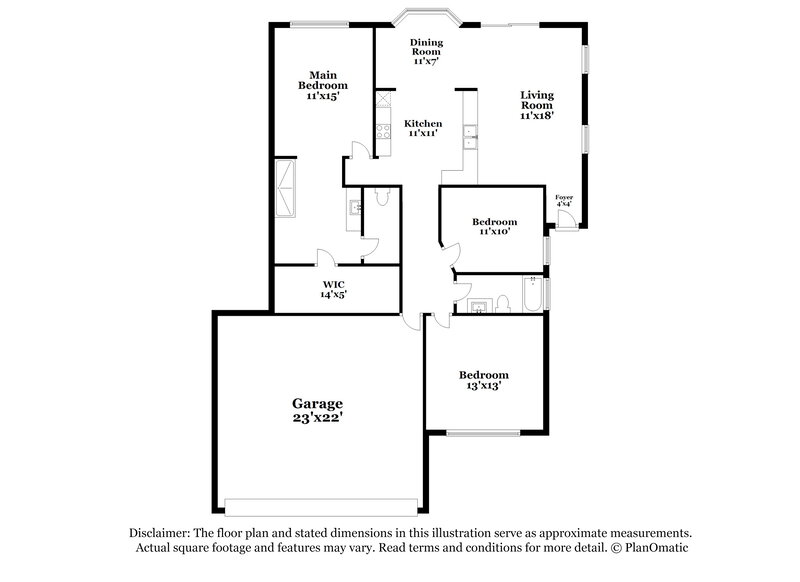 2,020/Mo, 8338 W Bluefield Ave Peoria, AZ 85382 Floor Plan View