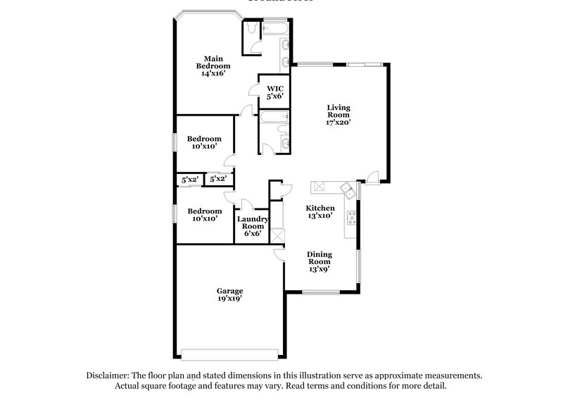 2,155/Mo, 3960 E Redfield Ct Gilbert, AZ 85234 Floor Plan View