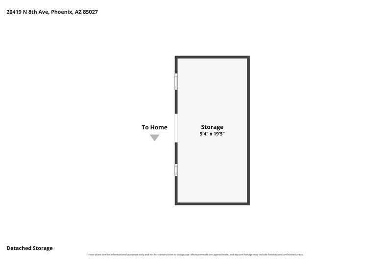 2,665/Mo, 20419 N 8th Ave Phoenix, AZ 85027 Floor Plan View 2