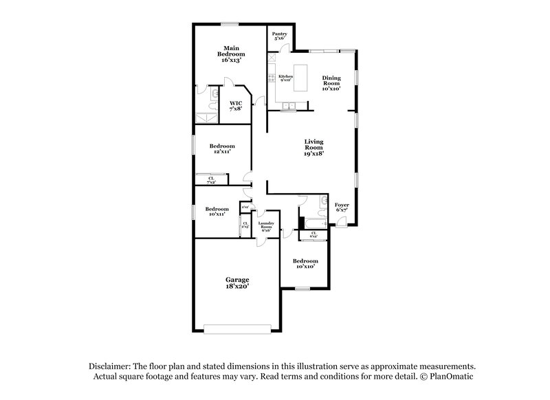2,335/Mo, 2602 S Shelby Mesa, AZ 85209 Floor Plan View