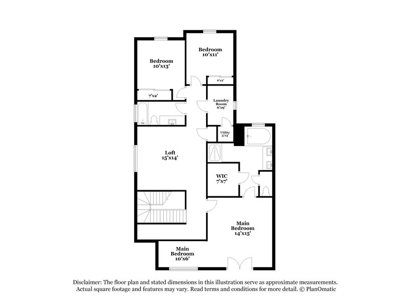 2,840/Mo, 829 S Adam Way Gilbert, AZ 85296 Floor Plan View 2