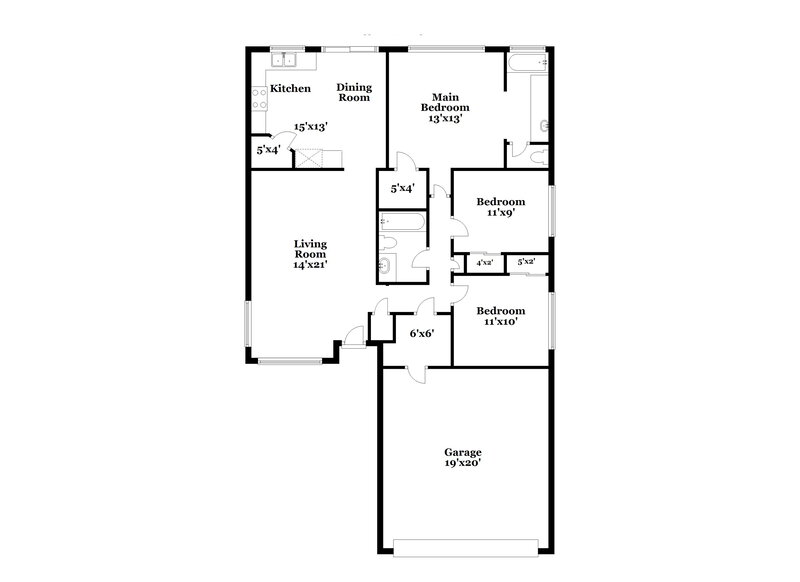 2,215/Mo, 20640 N 8th St Phoenix, AZ 85024 Floor Plan View