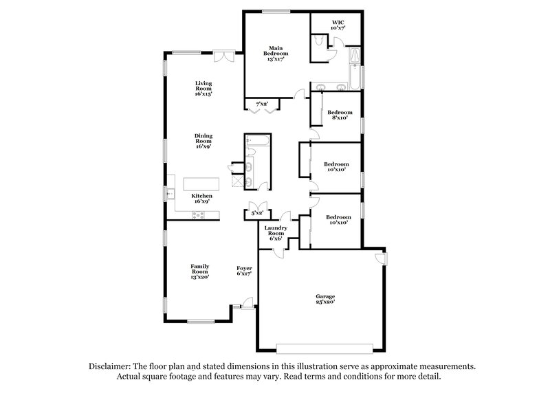 2,540/Mo, 2081 E Runaway Bay Pl Chandler, AZ 85249 Floor Plan View