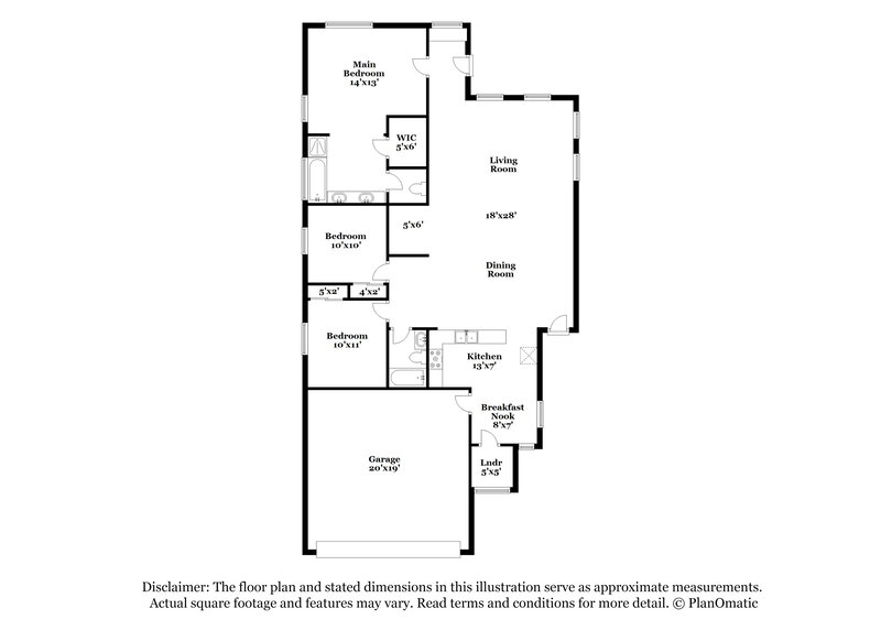 2,170/Mo, 4090 E Rustler Way Gilbert, AZ 85297 Floor Plan View