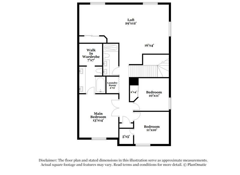 2,790/Mo, 5907 S 32nd Ln Phoenix, AZ 85041 Floor Plan View 2