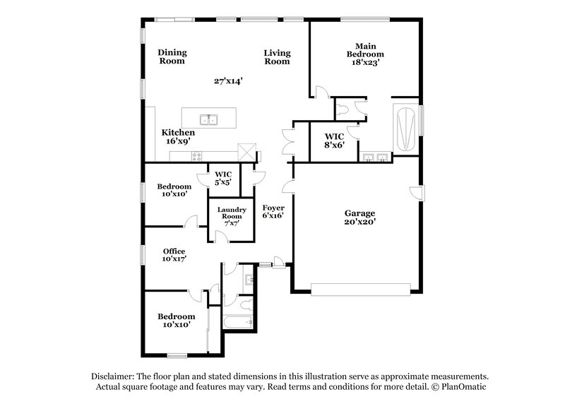 3,120/Mo, 22657 E Via del Verde Queen Creek, AZ 85142 Floor Plan View