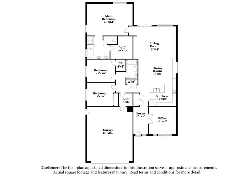 2,240/Mo, 11720 W Villa Chula Ct Sun City, AZ 85373 Floor Plan View