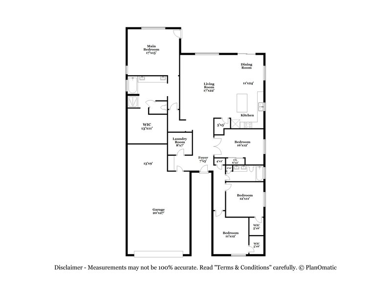 2,350/Mo, 12145 W Patrick Ln Sun City, AZ 85373 Floor Plan View