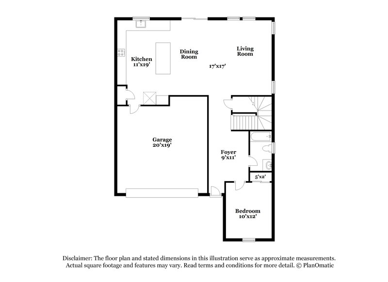 2,475/Mo, 25718 N 122nd Ave Peoria, AZ 85383 Floor Plan View