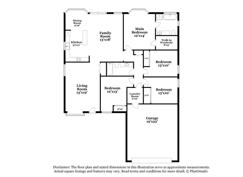 2,750/Mo, 6951 E Lomita Ave Mesa, AZ 85209 Floor Plan View