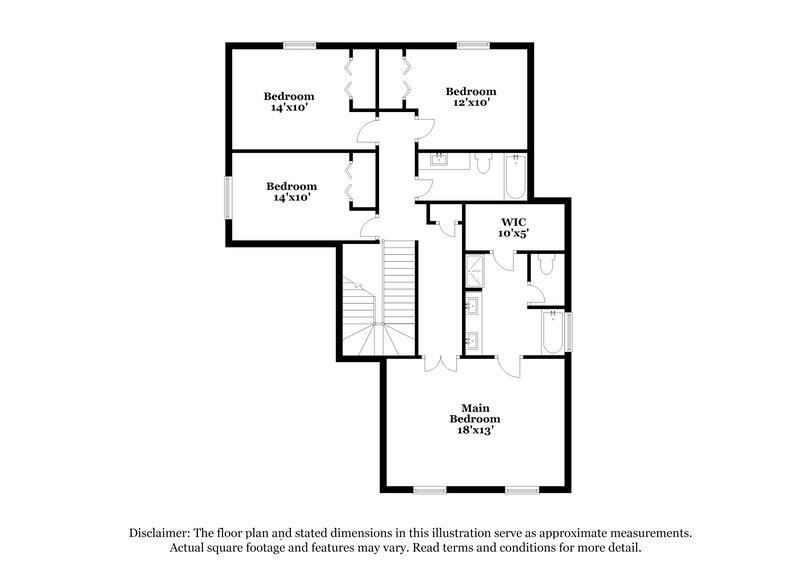 2,515/Mo, 927 E Glenmere Dr Chandler, AZ 85225 Floor Plan View 2