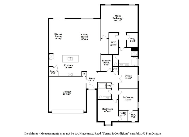 2,459/Mo, 7539 W Apollo Rd Laveen, AZ 85339 Floorplan View
