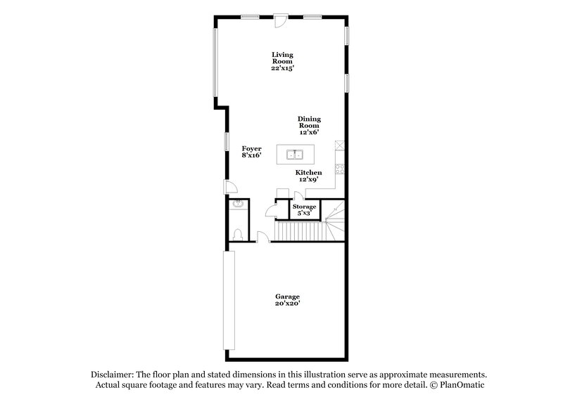 2,520/Mo, 3218 W Glendale Ave Unit 4 Phoenix, AZ 85051 Floor Plan View