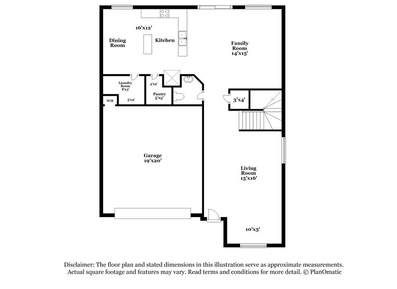2,395/Mo, 5610 S 32nd Dr Phoenix, AZ 85041 Floor Plan View