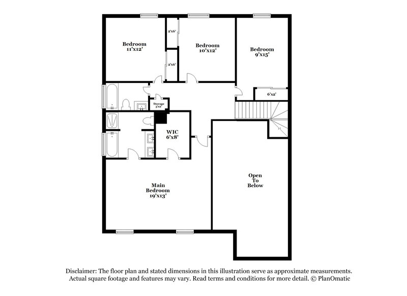 2,395/Mo, 5610 S 32nd Dr Phoenix, AZ 85041 Floor Plan View 2