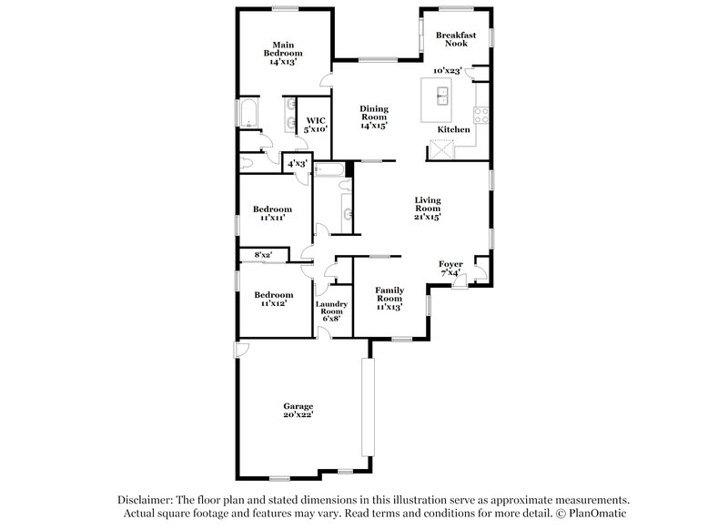 2,240/Mo, 1903 S 169th Ave Goodyear, AZ 85338 Floor Plan View