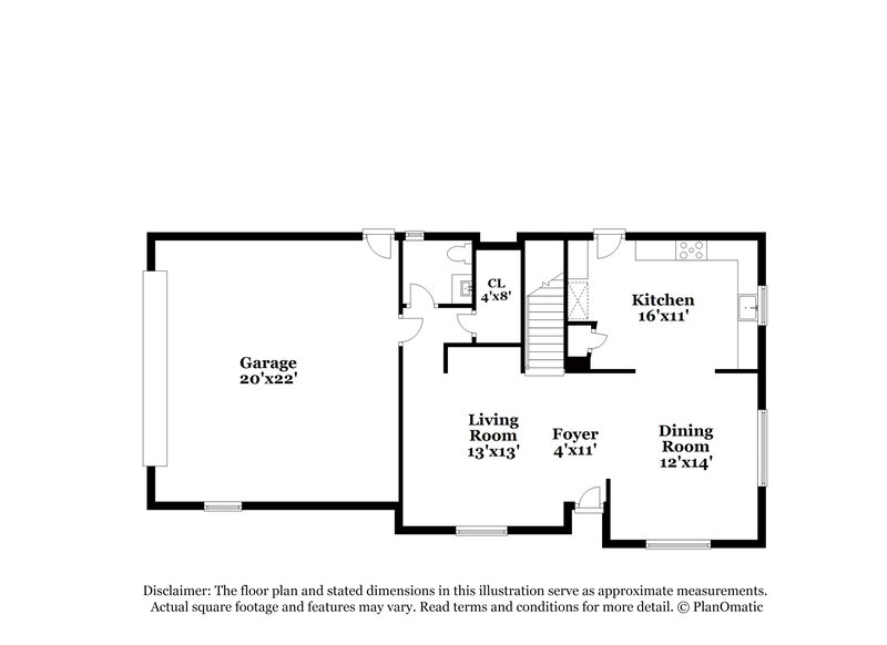 2,250/Mo, 17716 N 114th Ln Surprise, AZ 85378 Floor Plan View