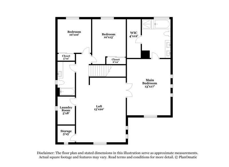 2,120/Mo, 1304 E Dunbar Dr Phoenix, AZ 85042 Floorplan View 2