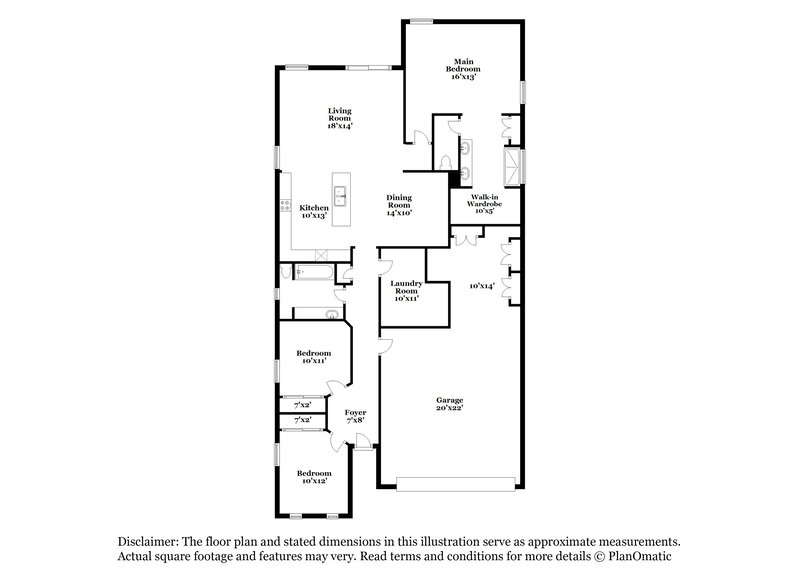 2,055/Mo, 4832 E Rhodium Dr San Tan Valley, AZ 85143 Floor Plan View