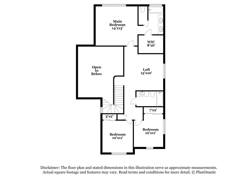 2,550/Mo, 3219 E Sierra St Phoenix, AZ 85028 Floorplan View 2