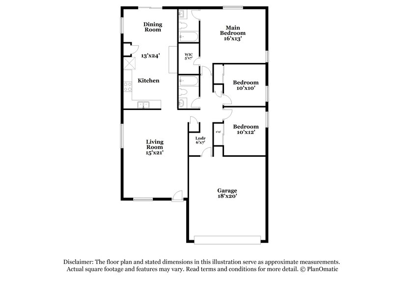 2,075/Mo, 16245 W Calavar Rd Surprise, AZ 85379 Floorplan View