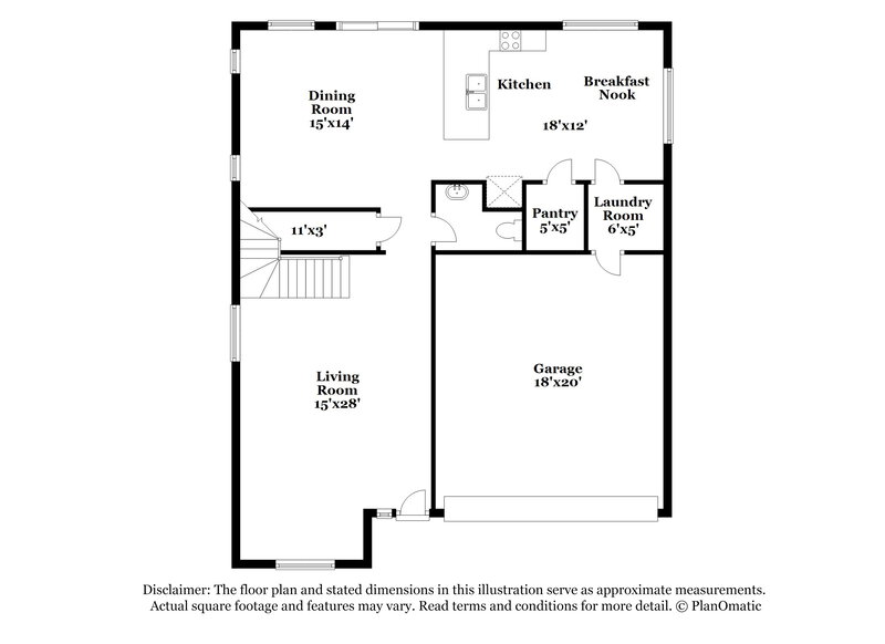2,620/Mo, 2437 W Running Deer Trl Phoenix, AZ 85085 Floor Plan View