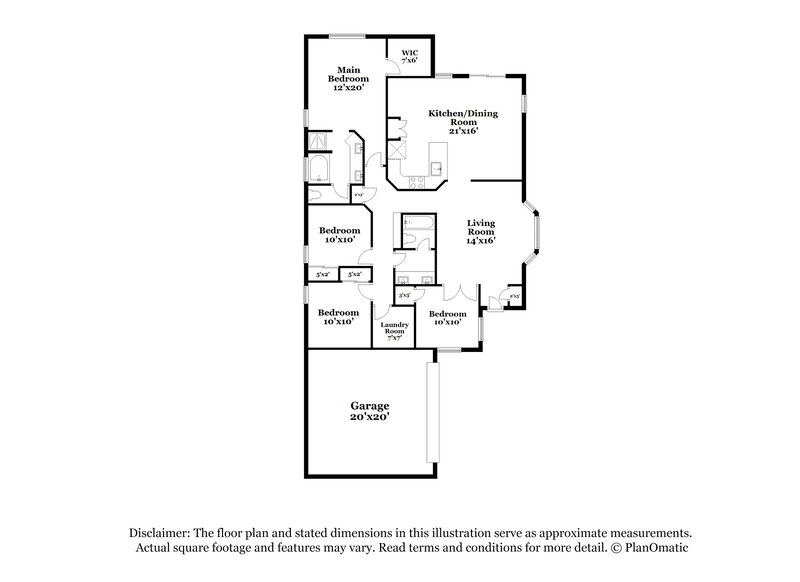 2,720/Mo, 1652 N Serina Mesa, AZ 85205 Floor Plan View