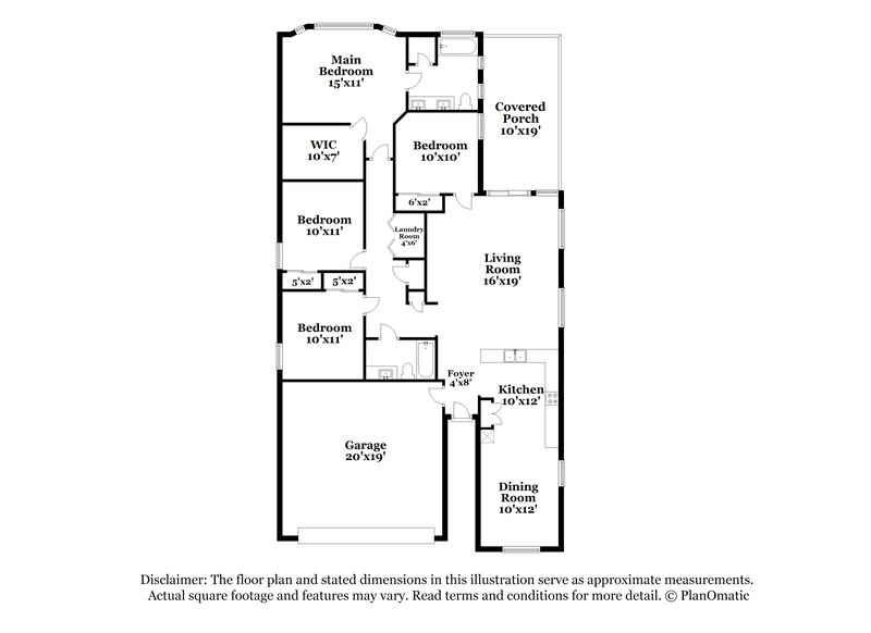 1,765/Mo, 185 W Hayden Park Rd San Tan Valley, AZ 85143 Floor Plan View