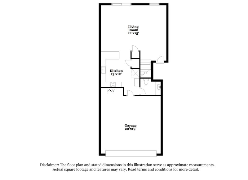 2,100/Mo, 18777 N 43rd Ave Unit 27 Glendale, AZ 85308 Floor Plan View