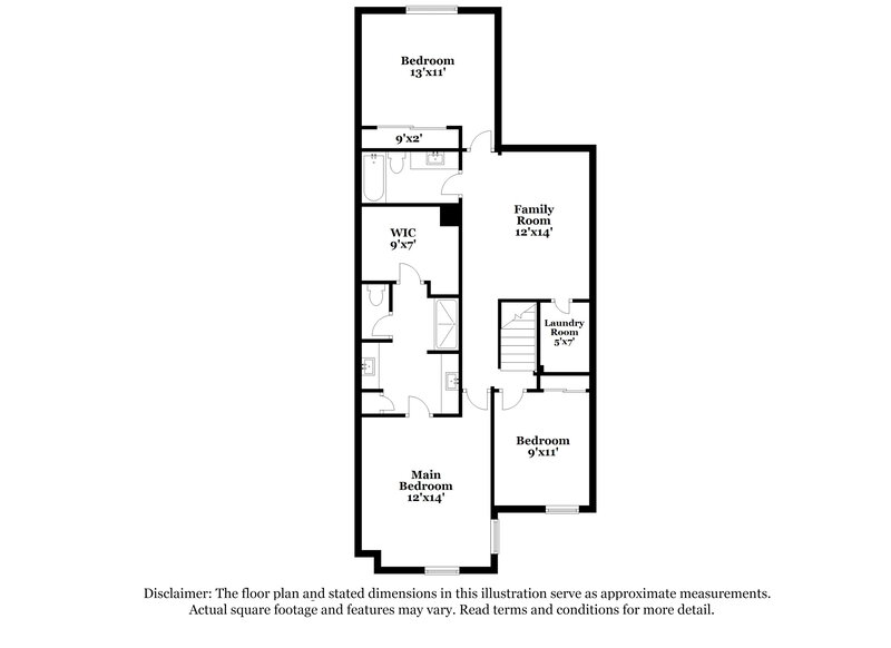 2,100/Mo, 18777 N 43rd Ave Unit 27 Glendale, AZ 85308 Floor Plan View 2