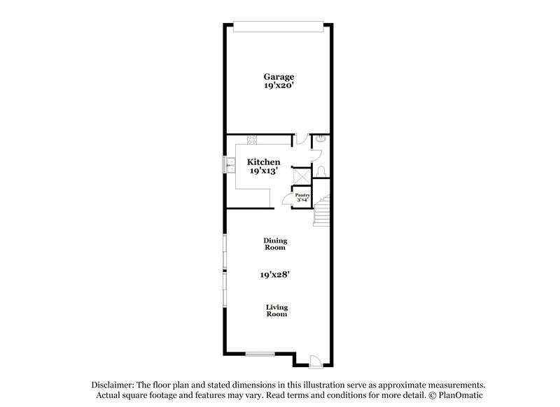 2,250/Mo, 12533 W Via Dona Rd Peoria, AZ 85383 Floorplan View