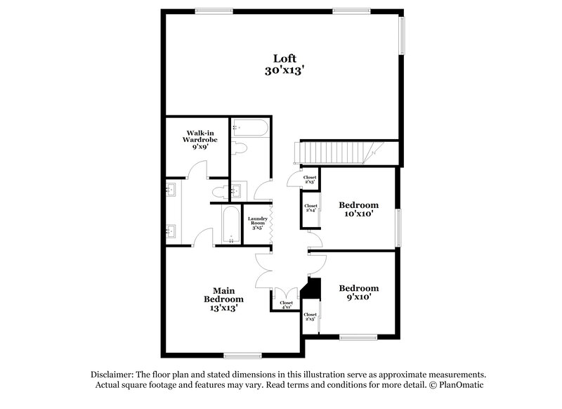 2,150/Mo, 12924 W Peppertree Ln Glendale, AZ 85307 Floorplan View 2