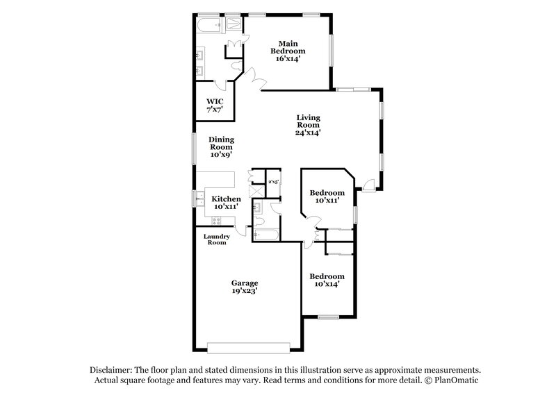 2,310/Mo, 1058 S Sierra St Gilbert, AZ 85296 Floorplan View