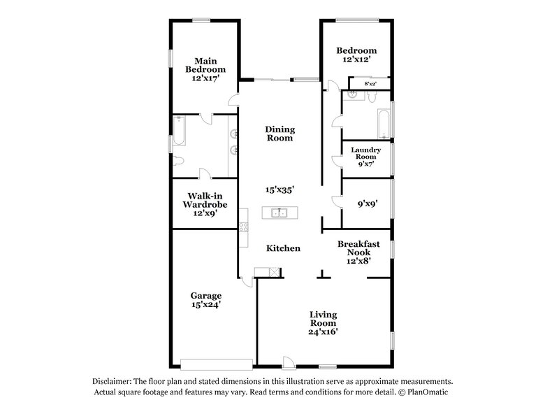 2,390/Mo, 25927 N 131st Dr Peoria, AZ 85383 Floor Plan View