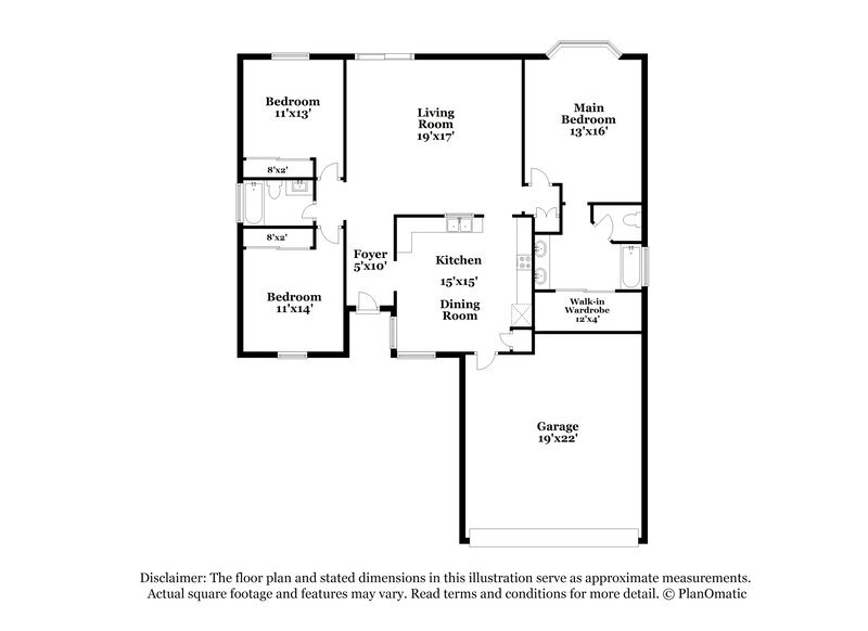2,470/Mo, 10654 E Florian Ave Mesa, AZ 85208 Floor Plan View