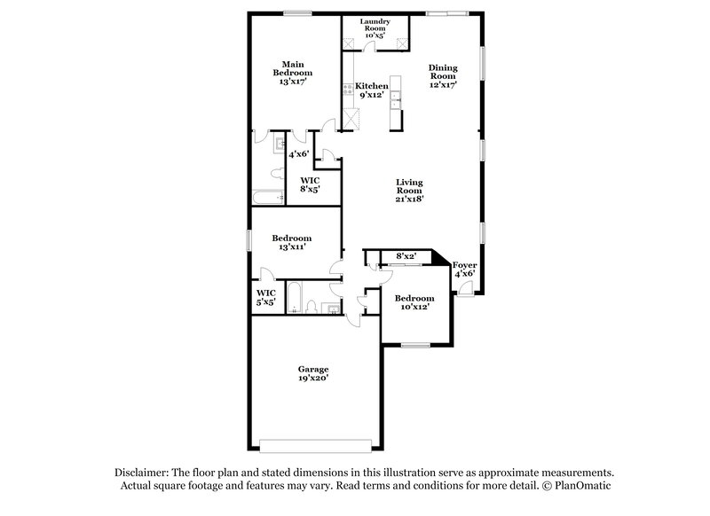 1,895/Mo, 920 E Cowboy Cove Trl San Tan Valley, AZ 85143 Floor Plan View