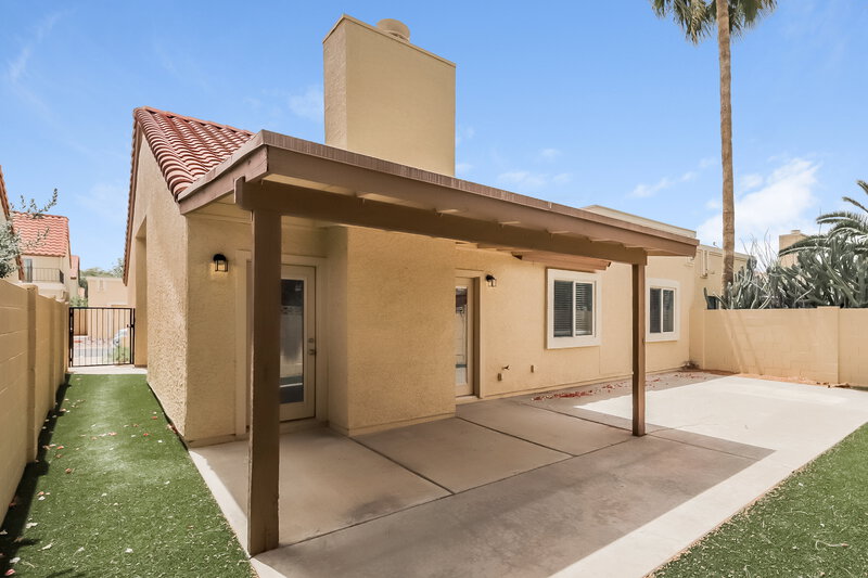 1,940/Mo, 2848 E Brown Rd Unit 15 Mesa, AZ 85213 Rear View